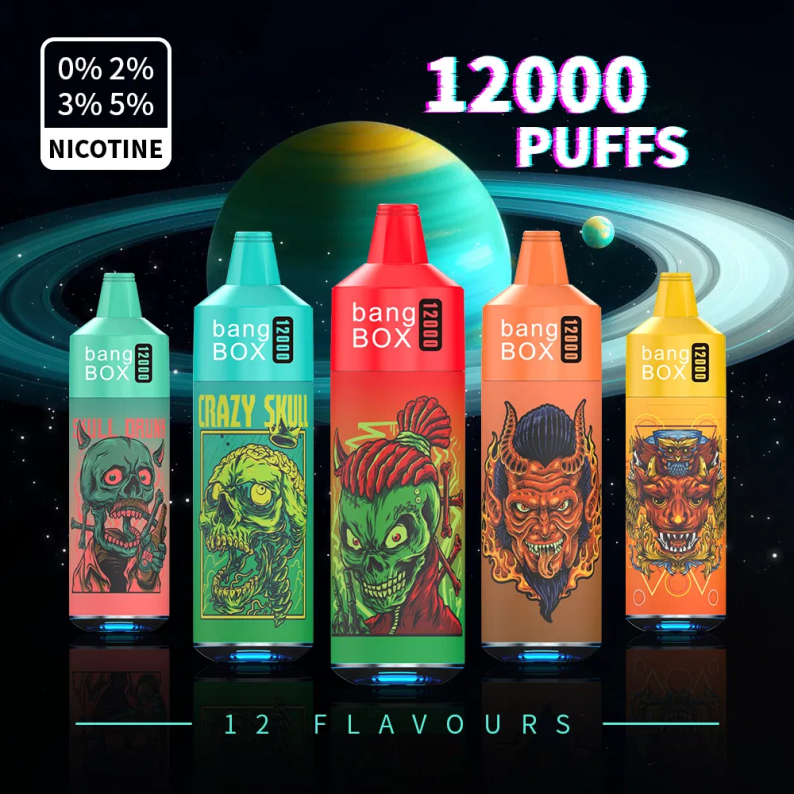 Bang Box Vape - Bang Box Lumière RVB de 12 000 bouffées J80R437 jetable