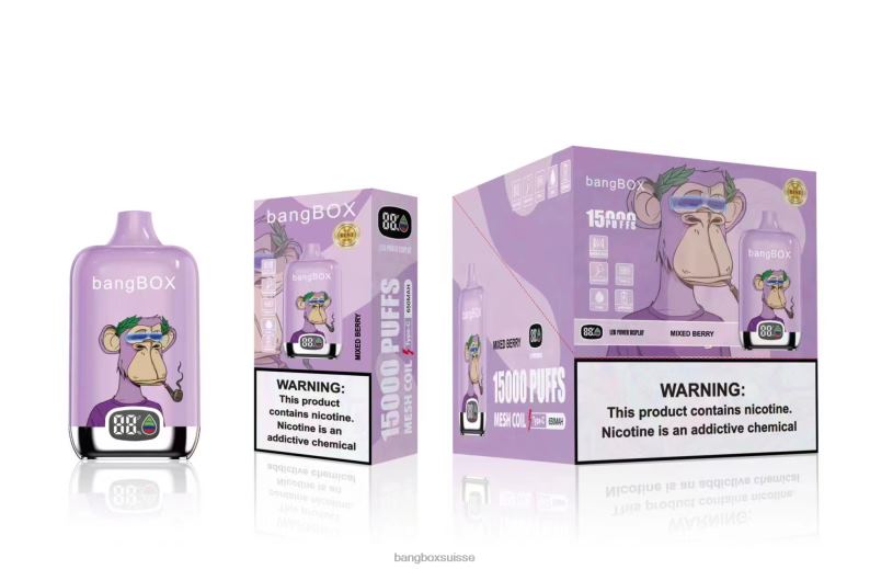 Bang Box Avis - Bang Box 15000 bouffées J80R441 baies mélangées