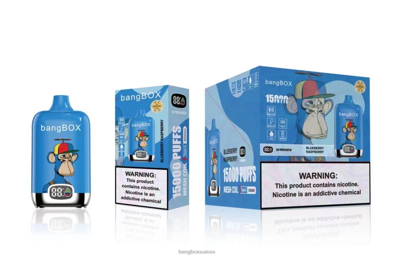 Bang Box Genève - Bang Box 15000 bouffées J80R446 myrtille framboise