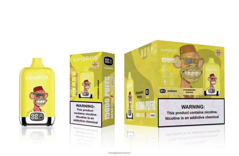 Bang Box Puff - Bang Box 15000 bouffées J80R443 fraise banane