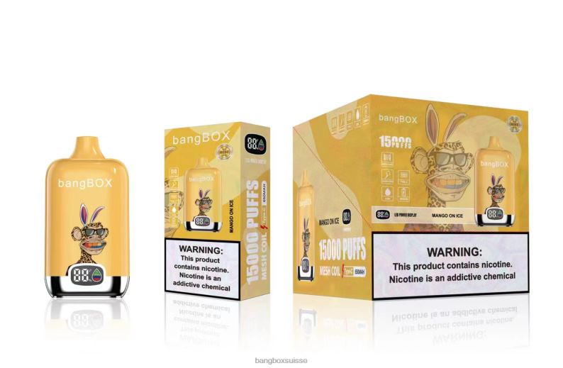 Bang Box Vape - Bang Box 15000 bouffées J80R448 mangue sur glace