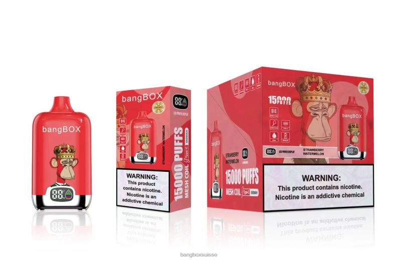 Bang Box Zurich - Bang Box 15000 bouffées J80R447 pastèque fraise