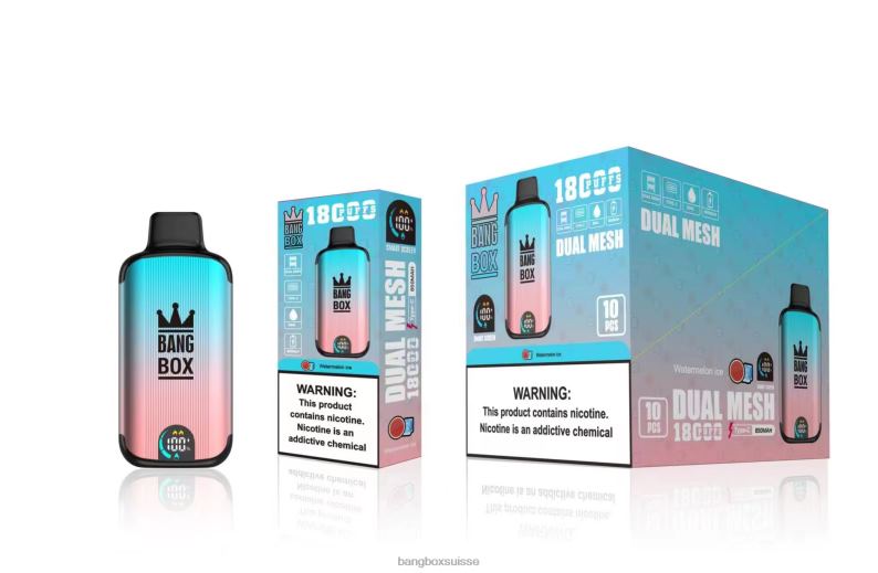 Bang Box Avis - Bang Box 18000 bouffées J80R496 glace à la pastèque