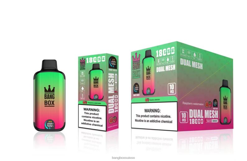 Bang Box Prix - Bang Box 18000 bouffées J80R497 pastèque framboise