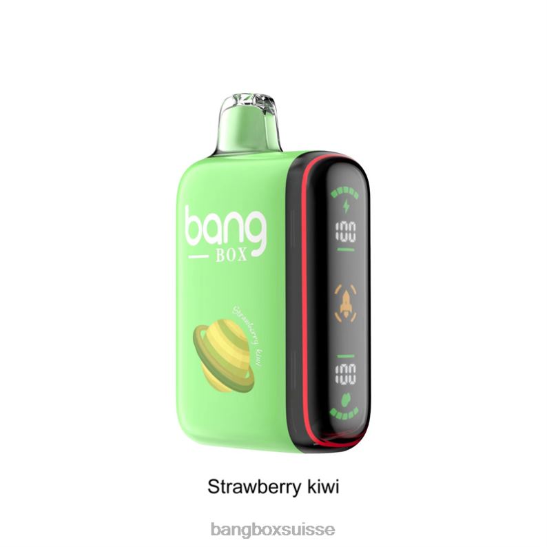 Bang Box Shop - Bang Box Affichage de puissance intelligent de 9 000 à 18 000 bouffées J80R427 fraise-kiwi