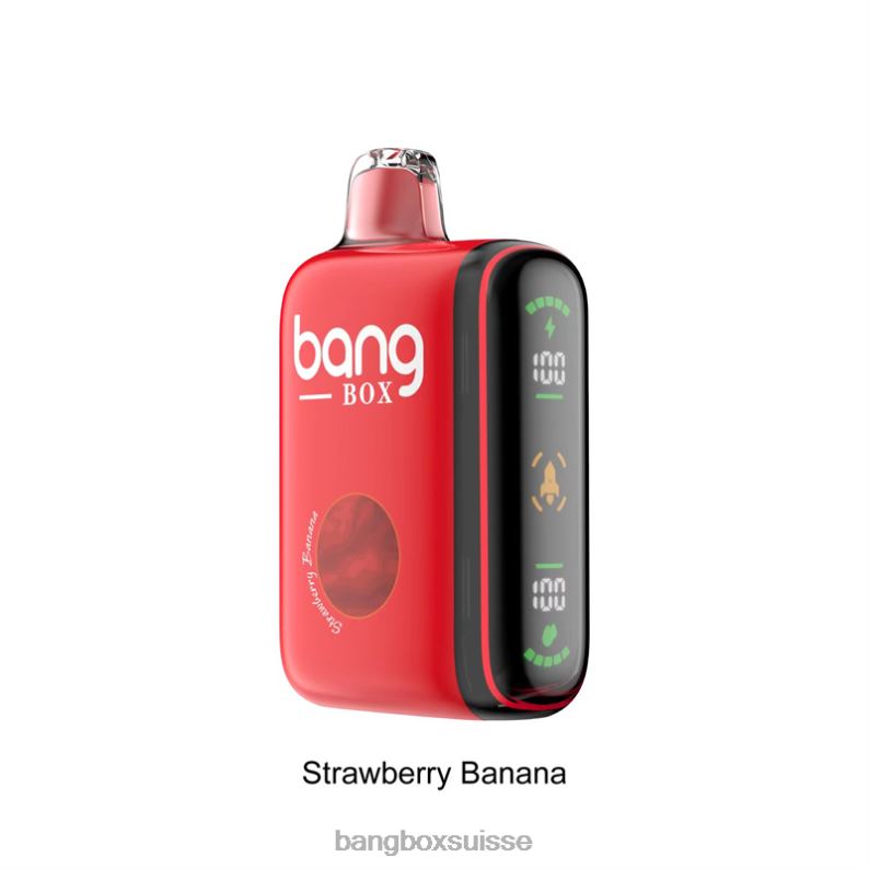Bang Box Zurich - Bang Box Affichage de puissance intelligent de 9 000 à 18 000 bouffées J80R425 fraise banane
