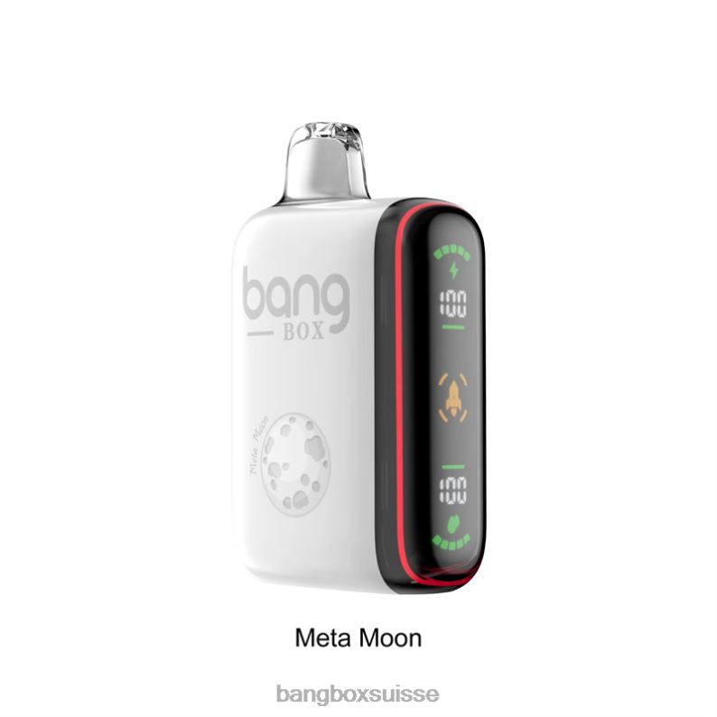 Puff Bang Box Avis - Bang Box Affichage de puissance intelligent de 9 000 à 18 000 bouffées J80R433 méta lune