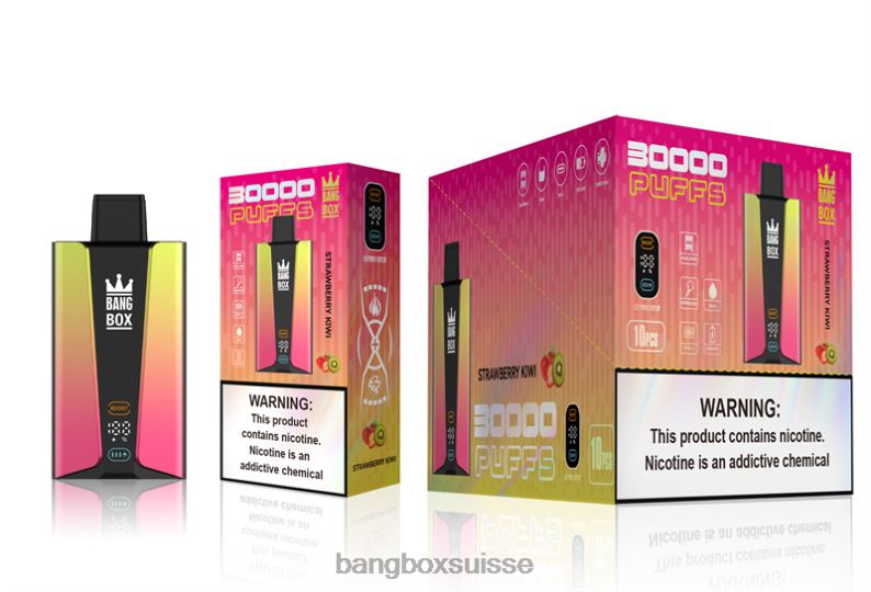 Bang Box Avis - Bang Box Écran intelligent de 30 000 bouffées J80R474 fraise-kiwi