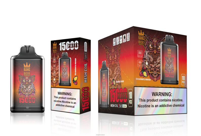 Bang Box Genève - Bang Box s1-15000 bouffées J80R4101 mangue fraise