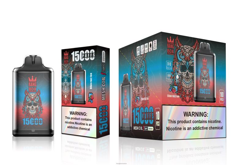 Bang Box Prix - Bang Box s1-15000 bouffées J80R4108 glace bleue