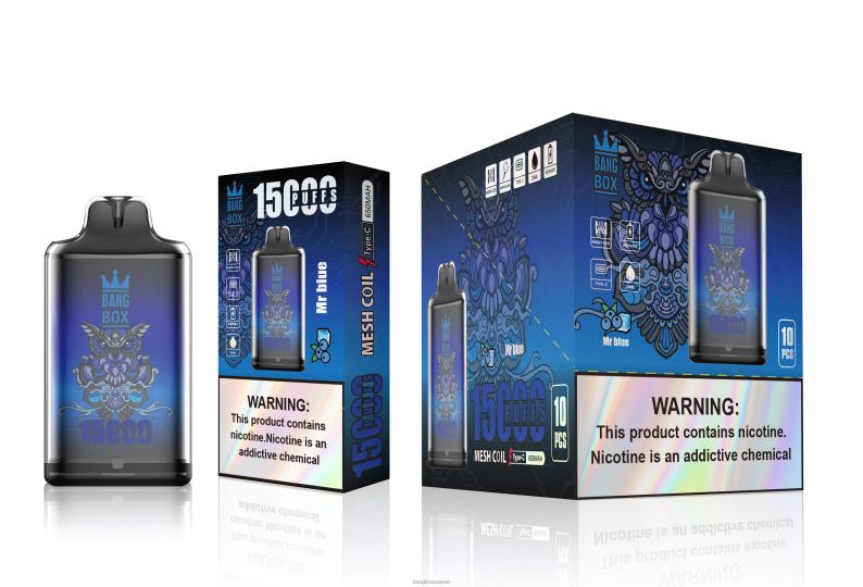Bang Box Puff - Bang Box s1-15000 bouffées J80R4109 monsieur bleu