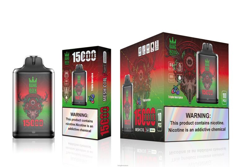 Bang Box Shop - Bang Box s1-15000 bouffées J80R4104 glace aux trois baies