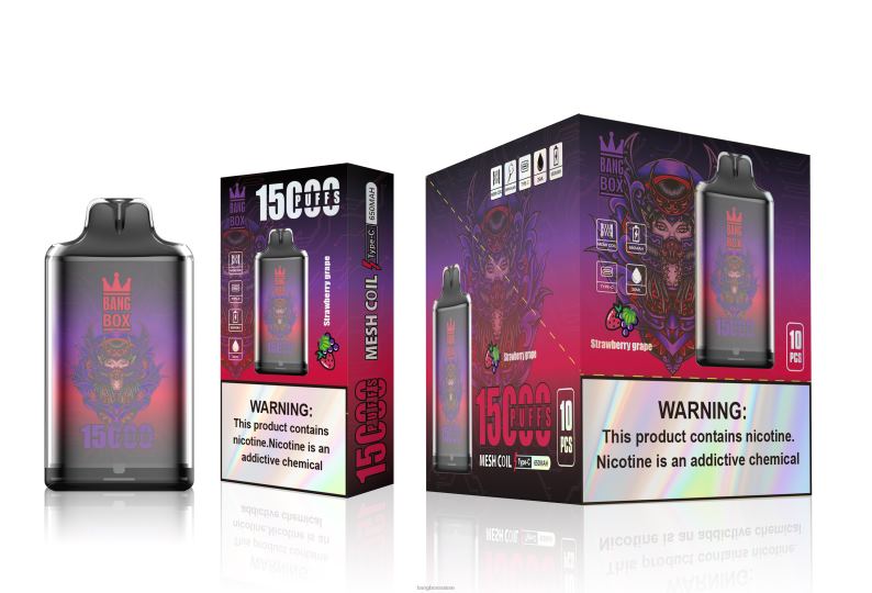 Bang Box Suisse - Bang Box s1-15000 bouffées J80R4111 raisin fraise